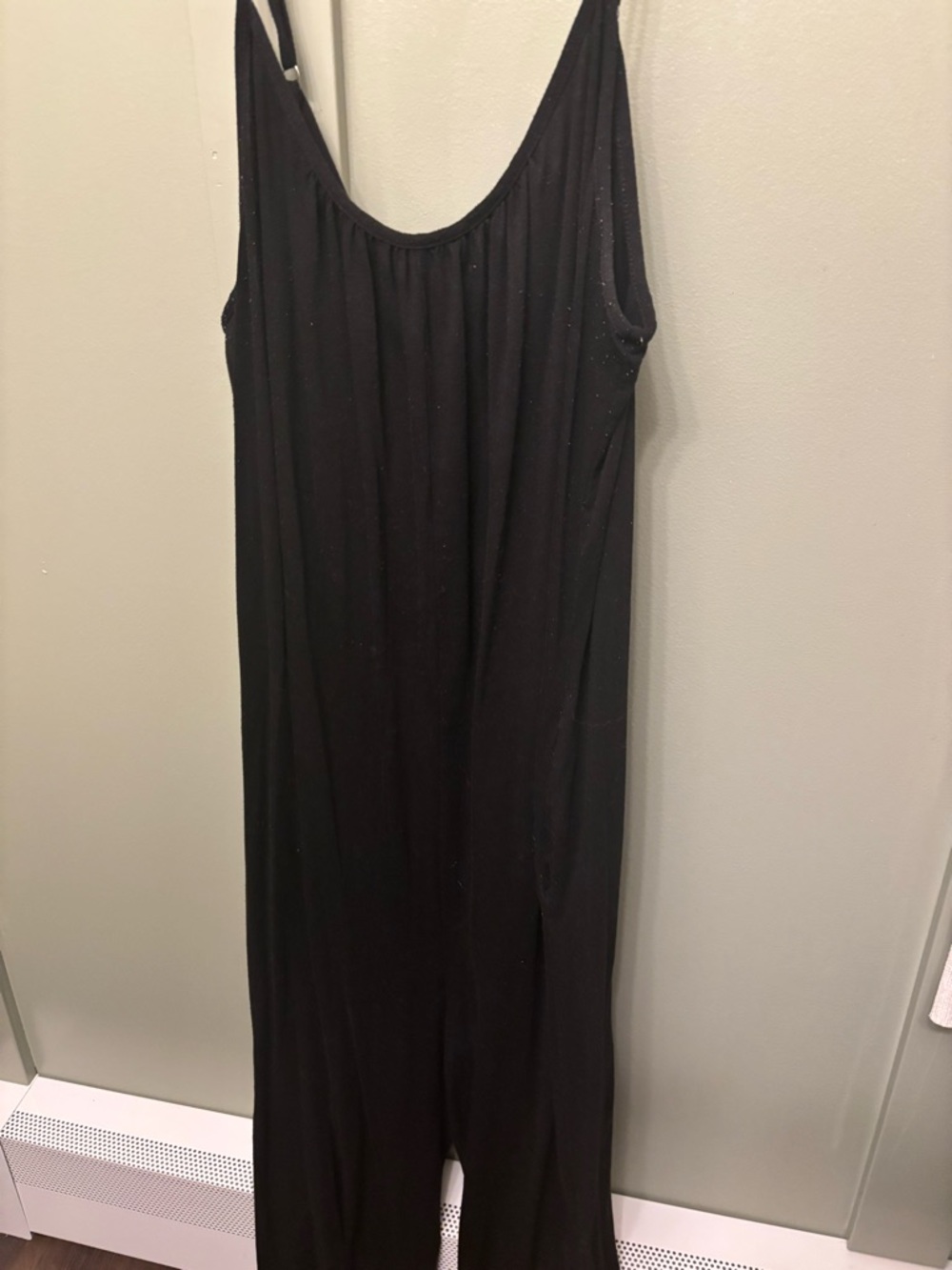 Classic Black Sleeveless Maxi Dress